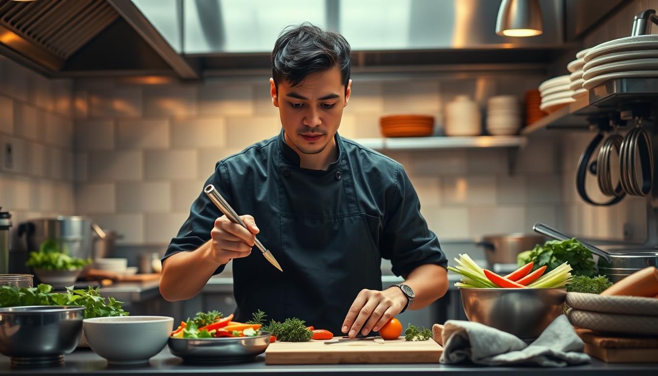 Fresh seasonal cooking dish