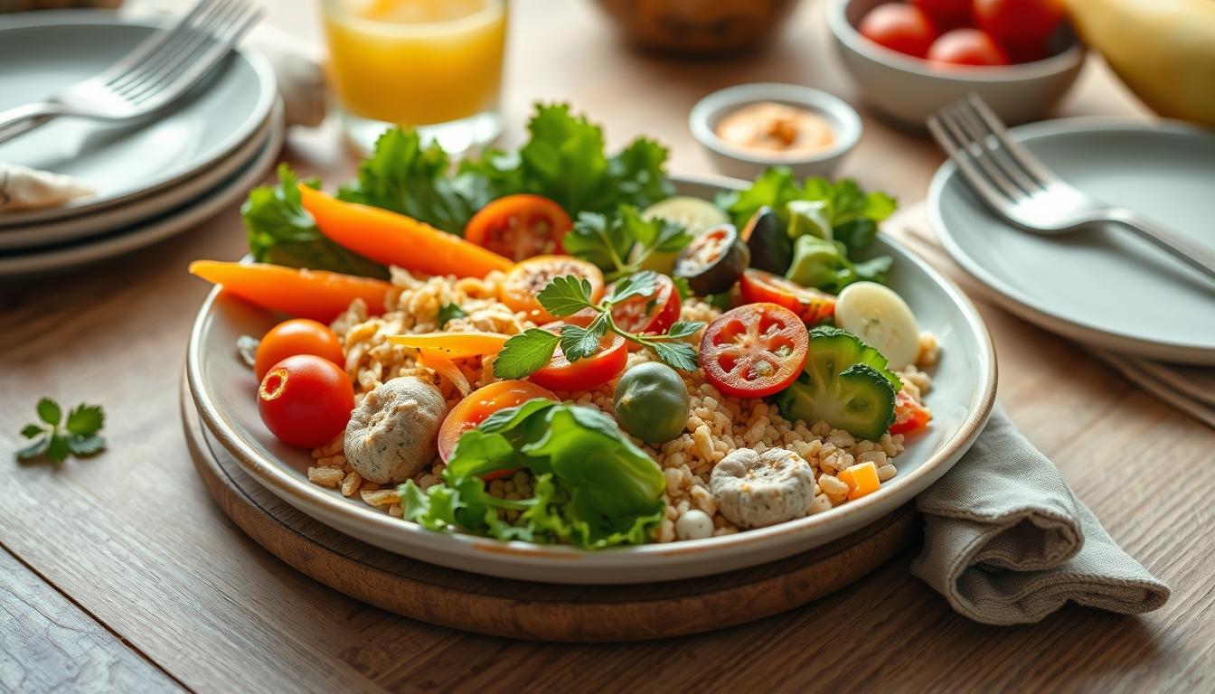 Ingredients prepared for a fast weeknight meal